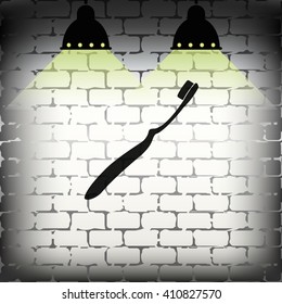 Toothbrush icon.
