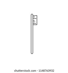 Toothbrush icon black and white