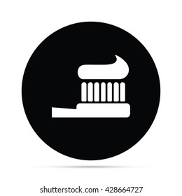Toothbrush Icon Circle Icon
