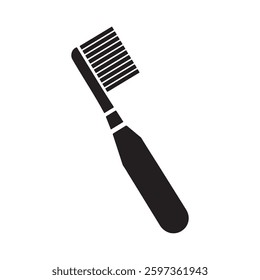 Toothbrush icon. Dental sign and symbol. Tooth hygiene, dentist symbol.