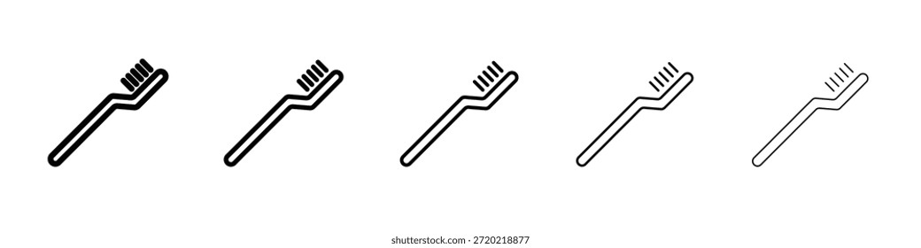 Design de ícone de escova de dentes, logotipo, aplicativo, UI. Ilustração vetorial, EPS