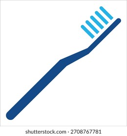 Elemento de ícone de escova de dentes para design