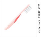 toothbrush Icon Illustration Flat Design Style