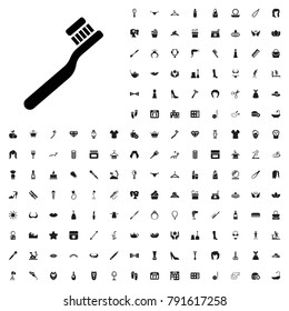 Toothbrush icon illustration isolated vector. editable beauty icons vector set.
