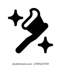 Plantilla de diseño de Vector de ilustración de icono de cepillo de dientes