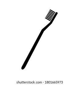 toothbrush icon isolated on white background. vector illustration