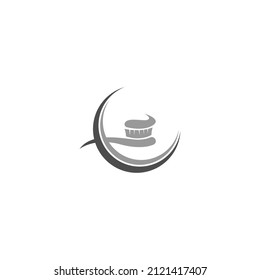 Icono de cepillo de dientes - plantilla de diseño