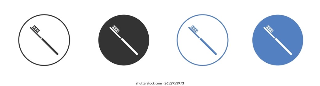 Toothbrush icon logo graphic designs