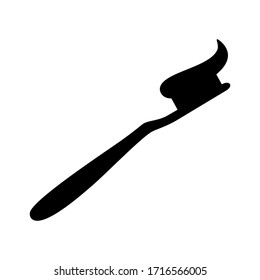 toothbrush icon or logo isolated sign symbol vector illustration - high quality black style vector icons
