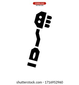 Icono de cepillo de dientes o logotipo símbolo de signo aislado ilustración vectorial de alta calidad estilo negro iconos vectoriales
