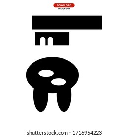 toothbrush icon or logo isolated sign symbol vector illustration - high quality black style vector icons
