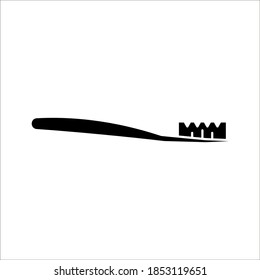 toothbrush icon on white background. high quality black style vector icons.