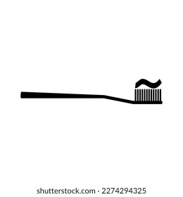 Toothbrush icon on white background.