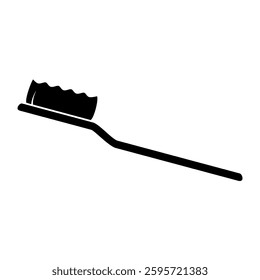 toothbrush icon, simple flat style, logo template sign symbol vector illustration pictogram, for ui or ux isolated on white for mobile app, editable