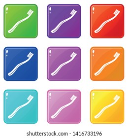 Toothbrush icon. Simple illustration of toothbrush vector icon for web