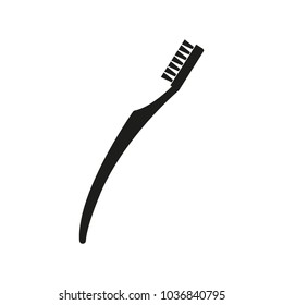 Toothbrush icon. Simple vector illustration.