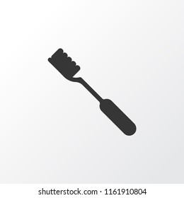 Toothbrush icon symbol. Premium quality isolated hygiene element in trendy style.