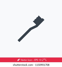 Toothbrush Icon / Vector