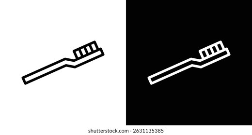 Toothbrush icon vector collection. vector sign illustration
