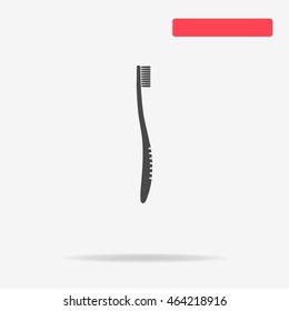 Toothbrush icon. Vector concept illustration for design.