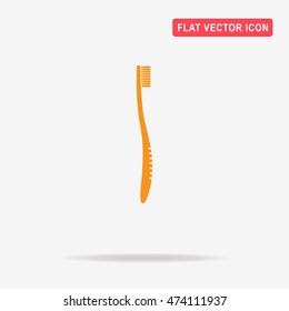 Toothbrush icon. Vector concept illustration for design.