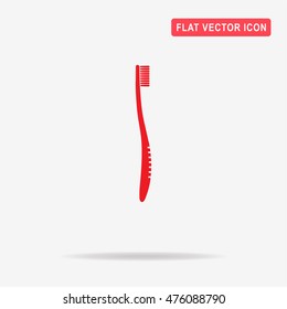 Toothbrush icon. Vector concept illustration for design.