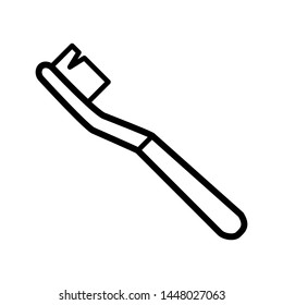 Toothbrush icon vector design template