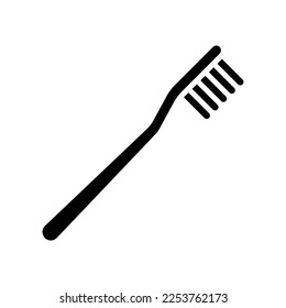 toothbrush icon vector design template in white background