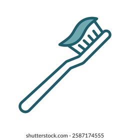 toothbrush icon vector design template simple and clean