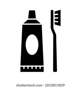 toothbrush icon vector design template in white background