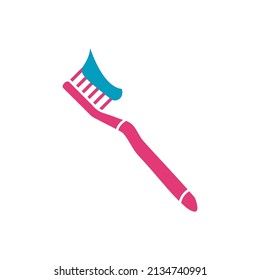 toothbrush icon vector design templates w
