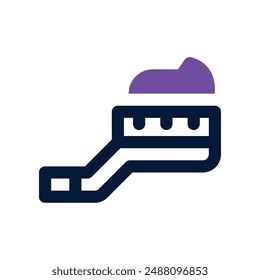 toothbrush icon. vector dual tone icon for your website, mobile, presentation, and logo design.