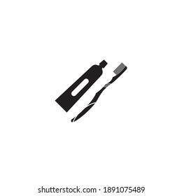 Toothbrush icon vector, filled flat sign, solid pictogram isolated on white. Symbol, logo illustration.