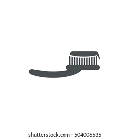 Toothbrush Icon Vector flat design style