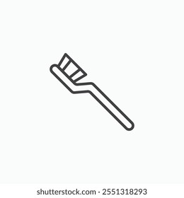 Toothbrush icon vector illustration. EPS10