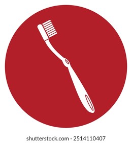 toothbrush icon vector illustration symbol design