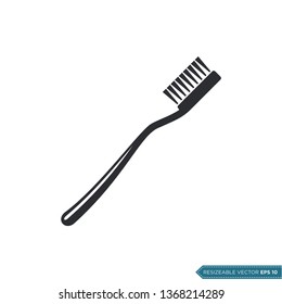 Toothbrush Icon Vector Template Illustration Design