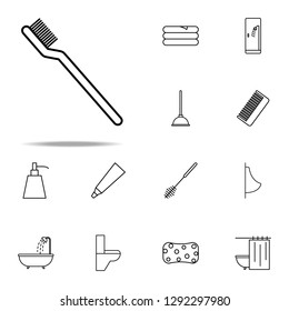 Toothbrush icon. web icons universal set for web and mobile