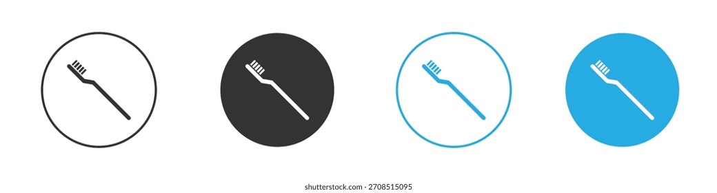 Toothbrush icon For web, mobile.Vector Illustration