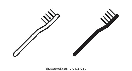 Ícone de escova de dentes para o design do seu site, logotipo, aplicativo, UI. EPS10