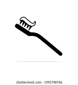 Toothbrush icon.Vector concept illustration for design.