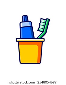 Toothbrush illustration. Toothbrush icon. Vector toothbrush.