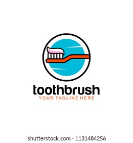 Toothbrush Logo Design