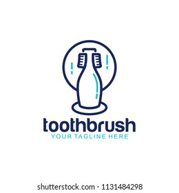 Toothbrush Logo Design