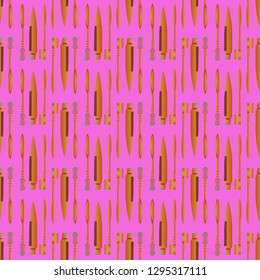 Toothbrush and pasta background - dentist pattern.