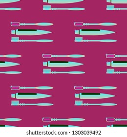 Toothbrush and pasta background - dentist pattern.