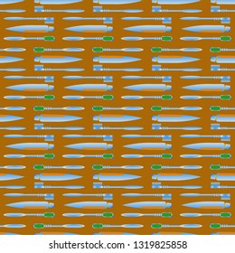 Toothbrush and pasta background - dentist pattern.