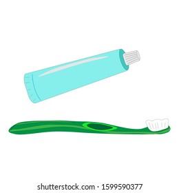 
toothbrush and paste for everyone who monitors the health of their teeth