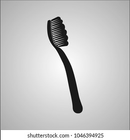 toothbrush sign icon