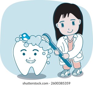 Toothbrush, Teeth Cleaning, Tooth Brushing, Dental Equipment, Oral Hygiene and Care Dentist.
